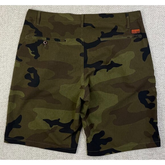 Dixxon Shorts Men's 36 Camo Stretch Lightweight Flat Front Casual Outdoor - Picture 2 of 9